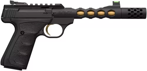 BUCKMARK + VISION BK/GLD 5.9" | SUPPRESSOR READY | THREADED