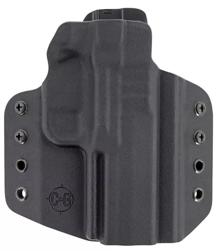 C&G Holsters 053100 CovertOWB Black Kydex Belt Slide Fits FN 509T Right Hand