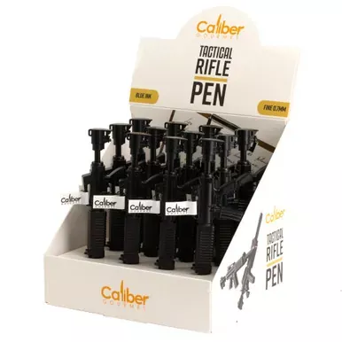 Caliber Gourmet M16 Rifle Tactical Pen, Display box of 12 CBG-DB-03
