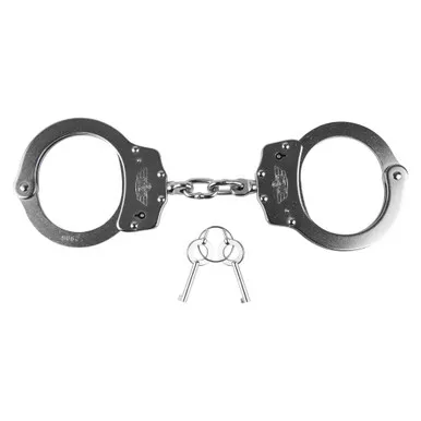 Caliber Gourmet Uzi Handcuffs - Handcuff, Silver