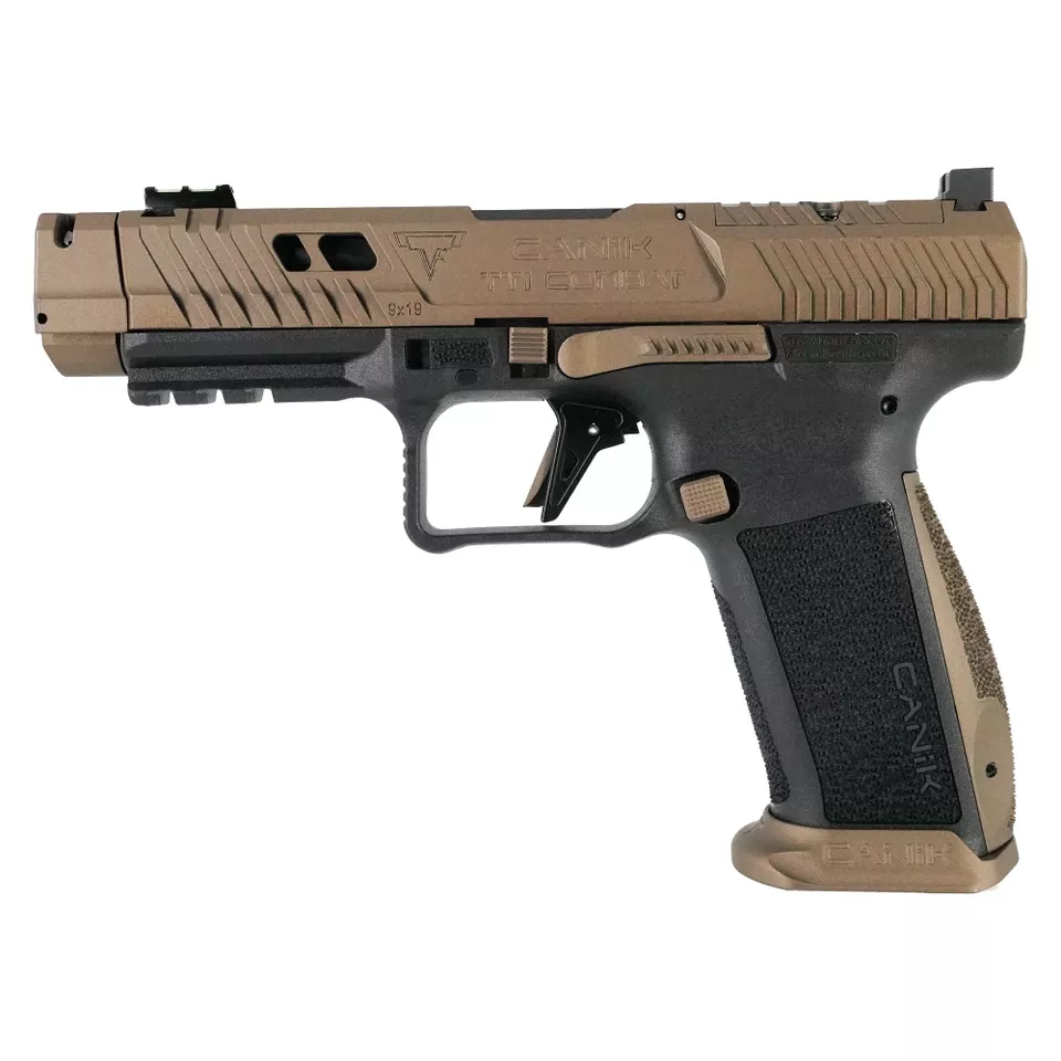 CANIK TTI Combat 9mm Pistol 4.6" Barrel 10-Round Bronze Finish