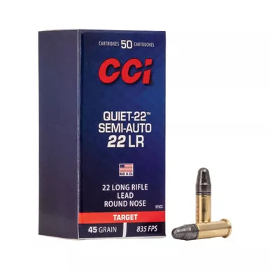 CCI 22LR Quiet 45gr Lead Round Nose 975CC