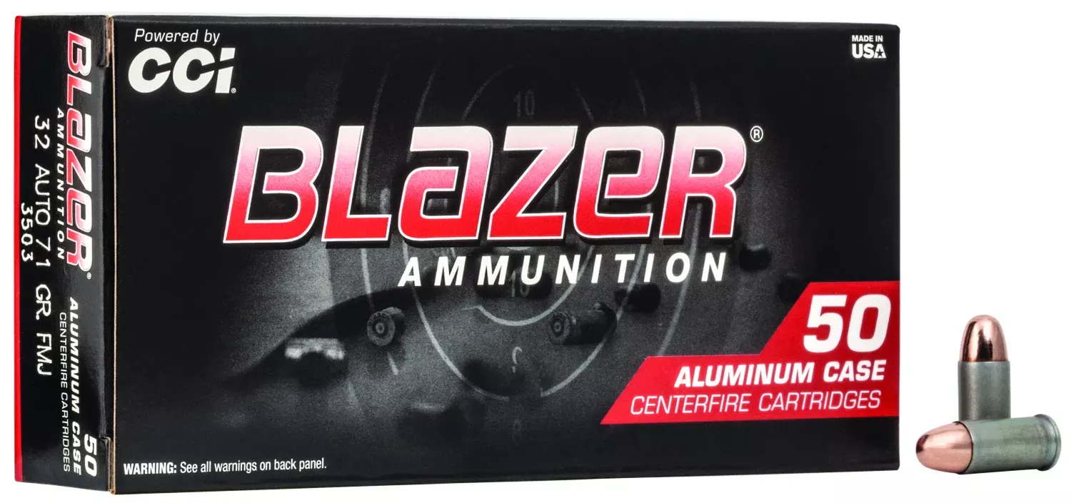 CCI Ammunition .32 Auto (ACP) 71 GR, 50-Round Box