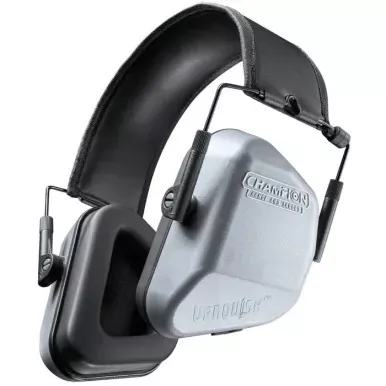 Champion Vanquish Ear Muffs, 24NRR, Passive, Grey