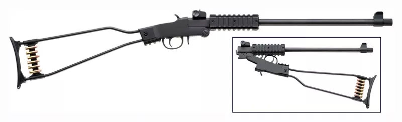 CHIAPPA LITTLE BADGER 17HMR – 1/2X28″ THREADED BLACK MATTE