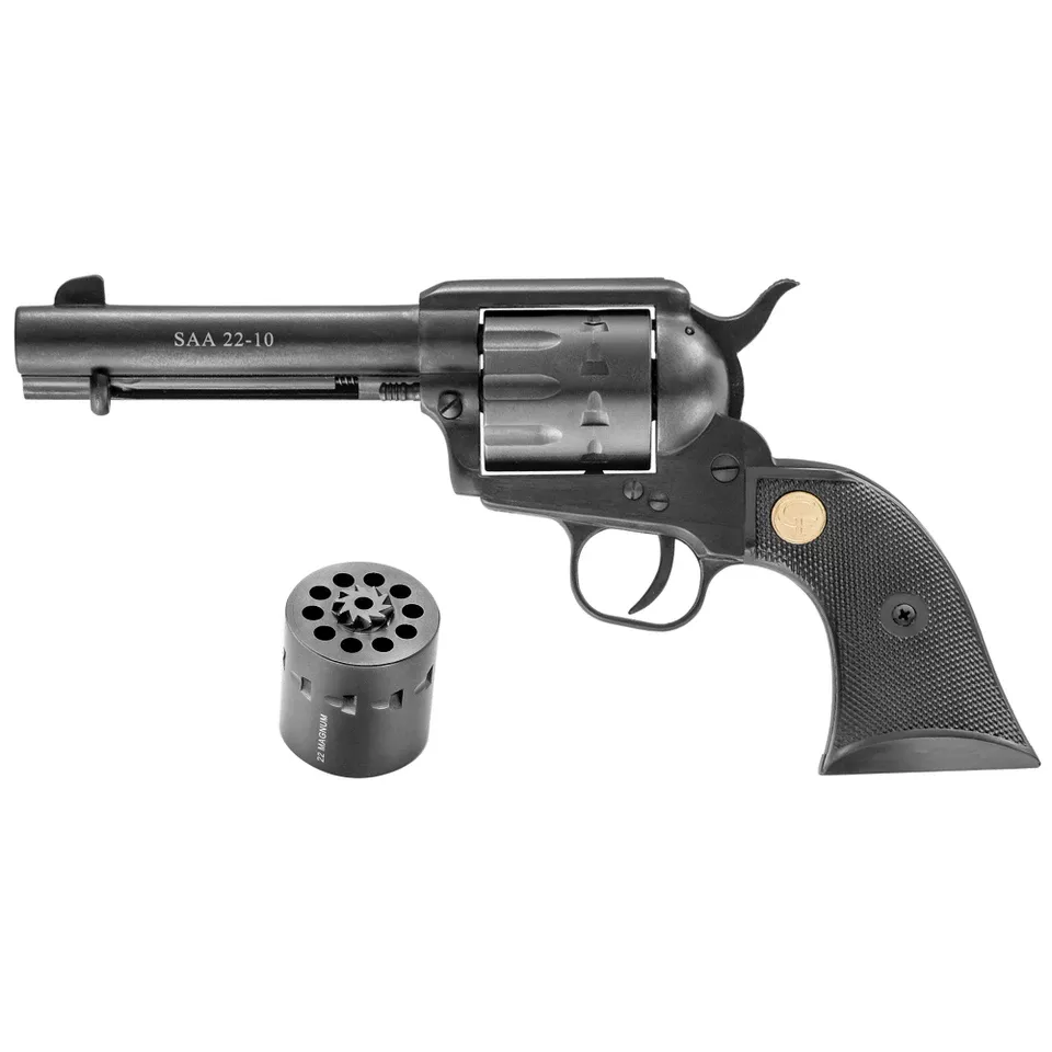 Chiappa SAA 22-10 .22LR Revolver 4.75" Barrel Black 10-Round