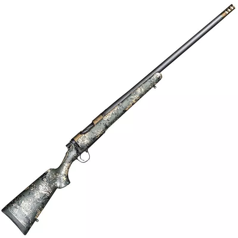 Christensen Arms Ridgeline FFT Rifle 300 WSM 3/rd 20″ Barrel Green with Black and Tan Webbing