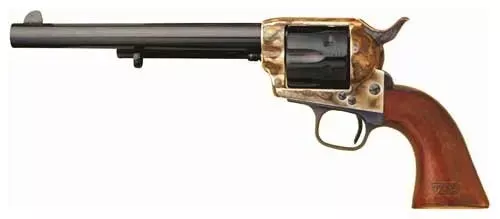 Cimarron 7TH Cavalry 45LC – Fs 7.5″ Cc/blued Walnut