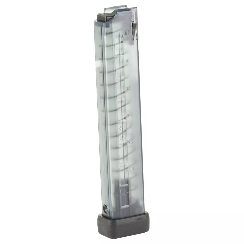 Clear 30-Round 9mm Magazine for B&T TP9/APC9/GHM9
