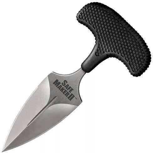 Cold Steel Safe Maker II T Handle Push Dagger 3.25" Blade Satin Black Md: 12DCST