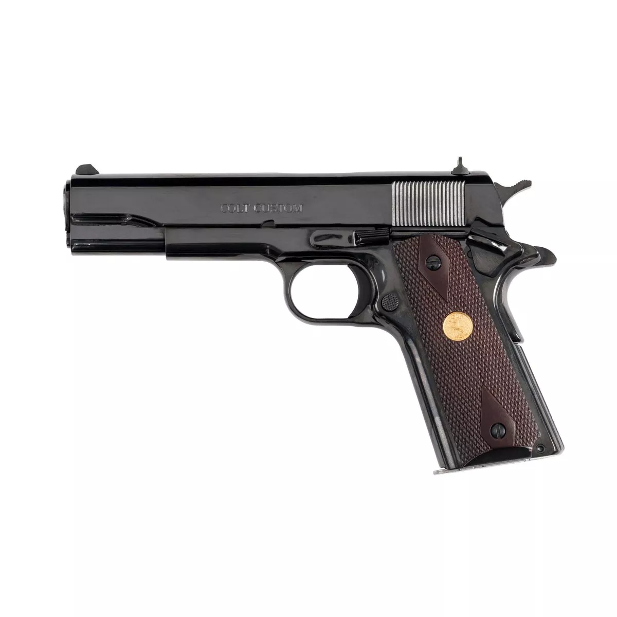 Colt Government Model Classic Royal Blue Handgun .38 Super 8rd Magazine 5" Barrel