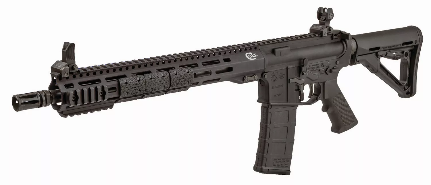 Colt Mfg CM55616M5S M5 Carbine Sentry 5.56x45mm NATO 30+1 16.10" Barrel, Black Hard Coat Anodized Metal Finish, Black Collapsible Stock, Black A2 Grip