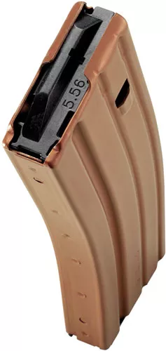 CPD MAGAZINE AR15 5.56X45 30RD – BURNT BRONZE FINISH ALUMINUM