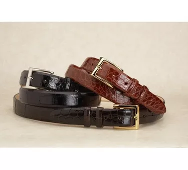 Crescent Classic Alligator Belt (44-48) | 1.5"