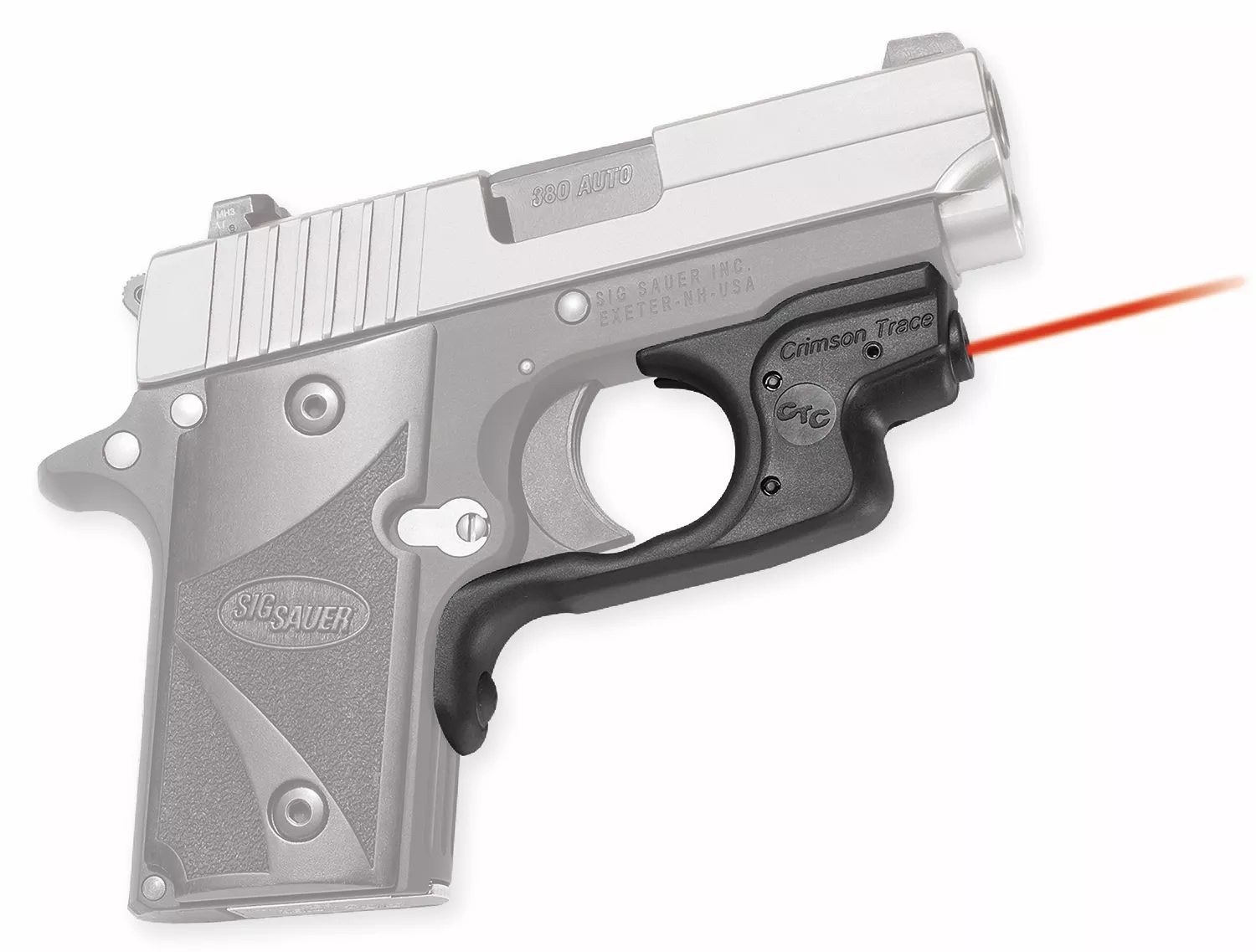 Crimson Trace 0170701 LaserguardSig P238/P938, Red Laser Black Polymer