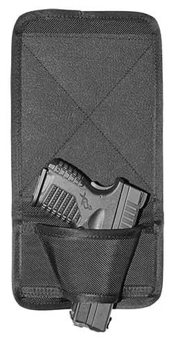 Crossfire Shooting Gear CRFDFNDSA1 The DefenderBedside Size OSFA Black Ballistic Nylon Ambidextrous