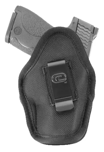 Crossfire Shooting Gear CRFMPCTSA1S2 The ImpactIWB Size 02 Black Ballistic Nylon Belt Clip Fits Subcompact 2-2.50" Barrel Ambidextrous