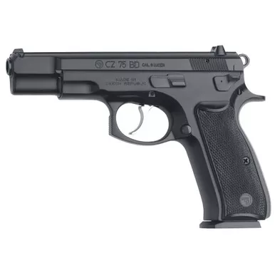CZ CZ 75BD 9mm Semi-Automatic Pistol with 4.6-Inch Barrel, Black Steel Finish