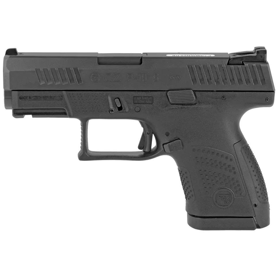 CZ P-10S 9mm Pistol, 3.5" Barrel, Black, 10-Round Capacity
