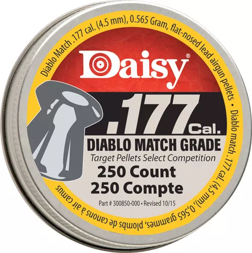 DAISY MATCH GRADE 177 PELLET – 250CT