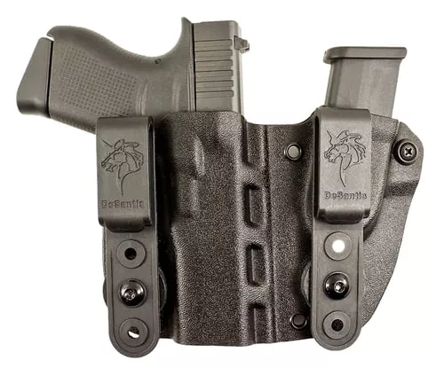 DeSantis Gunhide 160KA8HZ0 Hidden TruthIWB Black Kydex Belt Clip Fits Sig P250 Compact/P320 Compact/P320X Compact Right Hand