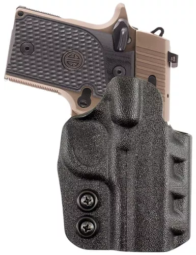 DeSantis Gunhide D94KA8WZ0 CazzutoOWB Black Kydex Paddle Fits Springfield Prodigy w/wo Red Dot Fits 4.25-5" Barrel Right Hand