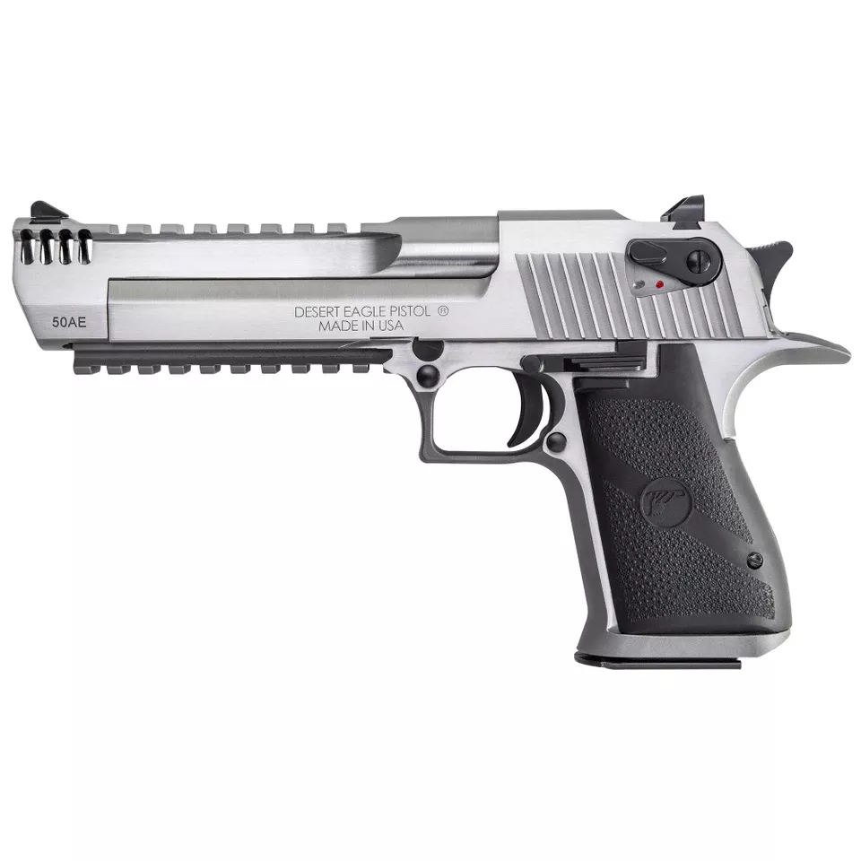 Desert Eagle MK19 .50 AE 6" 7-Round Stainless with Rail and Muzzle Brake