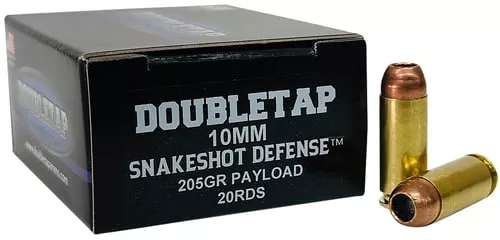 DoubleTap Ammunition 10MMSS20 Snake Shot10mm 20 Per Box/50 Case