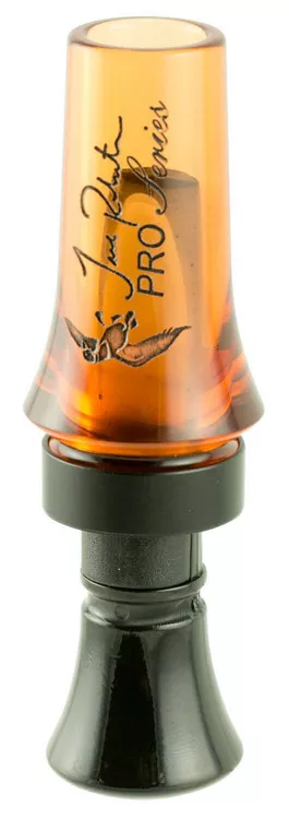 Duck Commander DCPROAO Jase Pro SeriesOpen Call Double Reed Mallard Hen Sounds Attracts Ducks Orange Acrylic