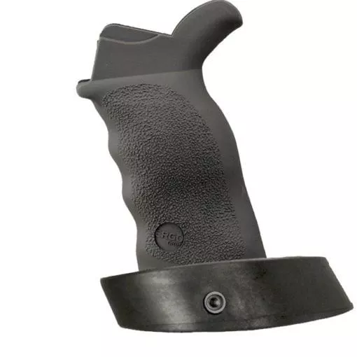 Ergo Tactical Deluxe Grip Beavertail w/ Adjustable Palm Shelf – Black – EG4055BK