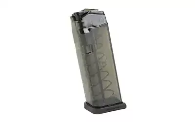 ETS 9mm 10 Round Magazine for Glock 19/26 Carbon Smoke