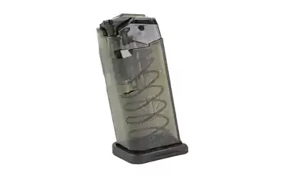 ETS 9mm 10 Round Magazine for Glock 26 Carbon Smoke