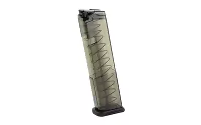 ETS 9mm 12 Round Magazine for Glock 43 Carbon Smoke