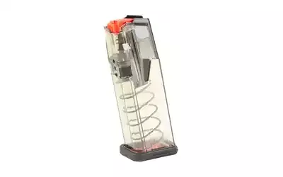 ETS 9mm 15 Round Omega Magazine for Glock 19/26/49 Clear