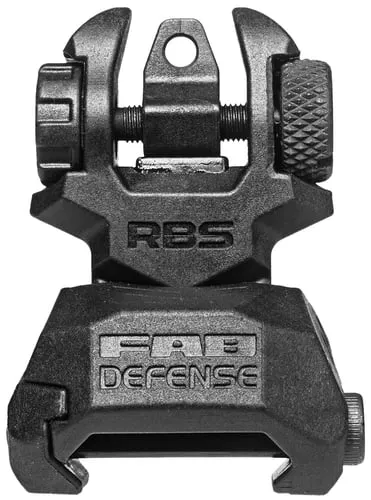 Fab Defense Rear Polymer Flip-up Sight – Black