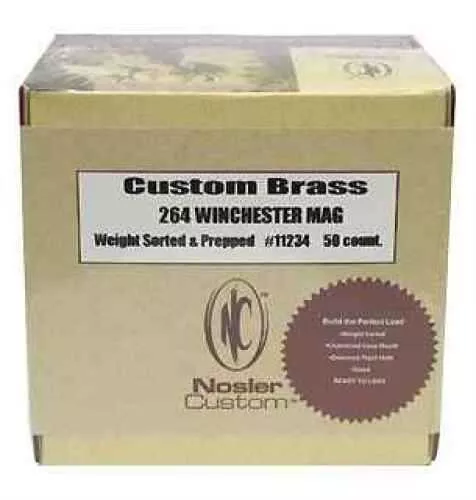 FALSEsler Brass .264 Winchester Magnum (Per 50) 11234