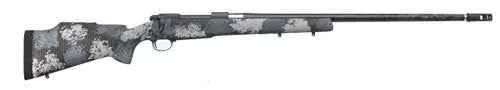 FALSEsler M48 Long-Range Carbon Bolt Action Rifle 6.5 Creedmoor 26" Barrel 4+1 Fiber MCS Elite Midnight Camo Stock Sniper Grey Cerakote