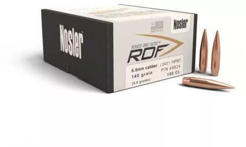 FALSEsler RDF 6.5mm 140 Grain HPBT Bullets Per 100 Md: 49824
