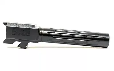 Faxon Match Series Barrel for G19 Gen1-5 Flame Fluting Nitride