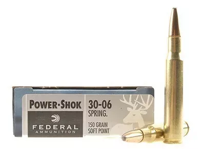 Federal 30-06 Springfield 150gr Power-Shok Box of 20