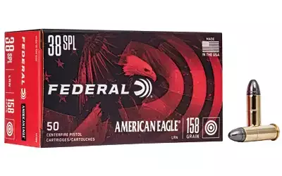 Federal American Eagle 38 Special 158gr LRN 50 Round Box