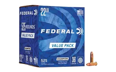 Federal Champion Training 22lr 36gr CPHP 525 Round Box