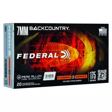 Federal Fusion - 7MM Backcountry, 175Gr, Polymer Tip, 20-Round Box