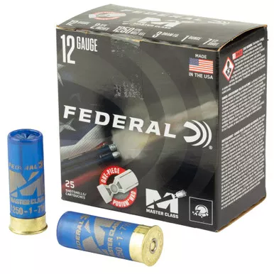 Federal Master Class, 12 Gauge, 2.75", #7.5, 1 oz, Shotshell, 25 Round Box MC12H175