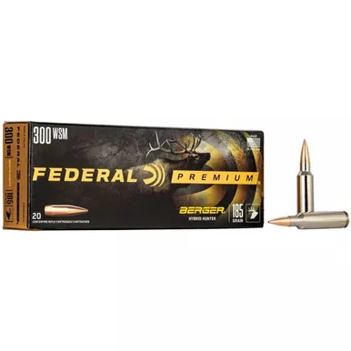 Federal Premium 300 WSM 185gr Berger Hybrid P300WSMBCH1