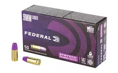 Federal Syntech Training 9mm 147gr TSJ 50 Round Box