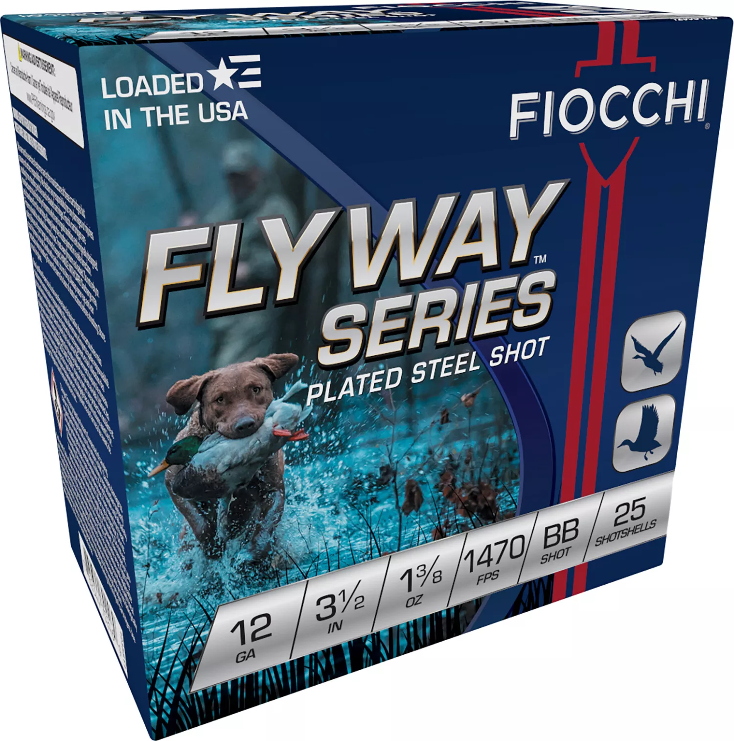 Fiocchi 1235STBB Flyway12Gauge 3.50″ 1 3/8oz BBShot 25 Per Box/10 Case