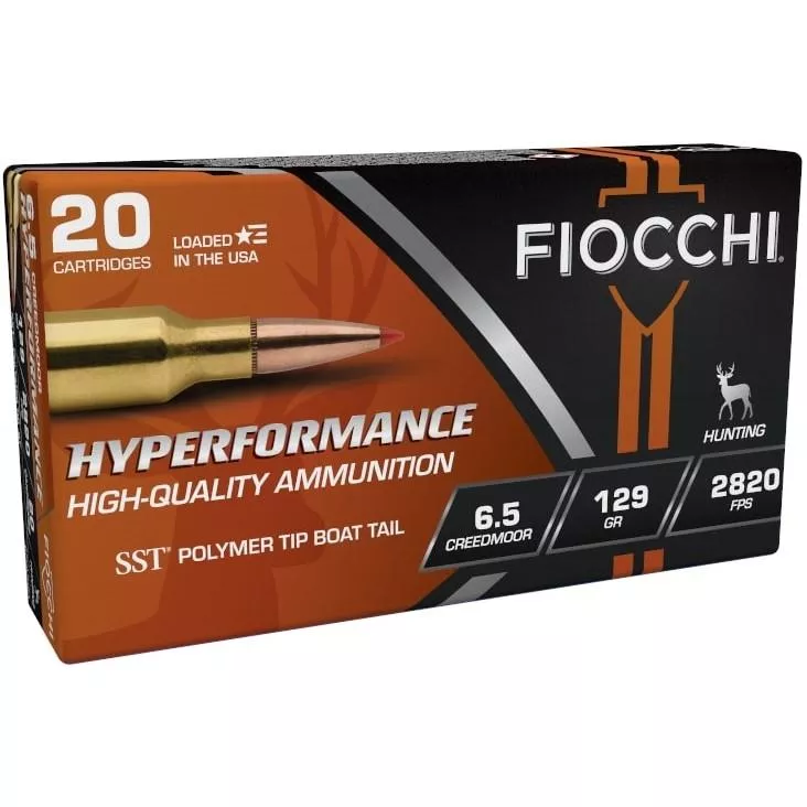 FiocchiExtrema Rifle Ammunition 6.5 Creedmoor 129gr SST 20/ct