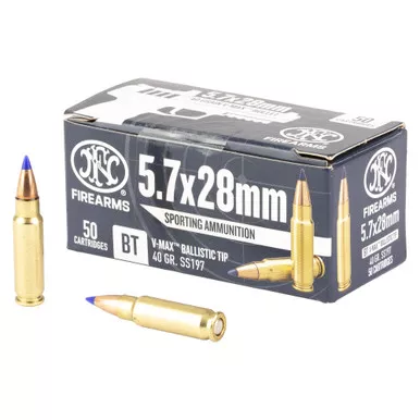 FN America SS197SR - 5.7X28MM, 40Gr, V-Max, 50-Round Box