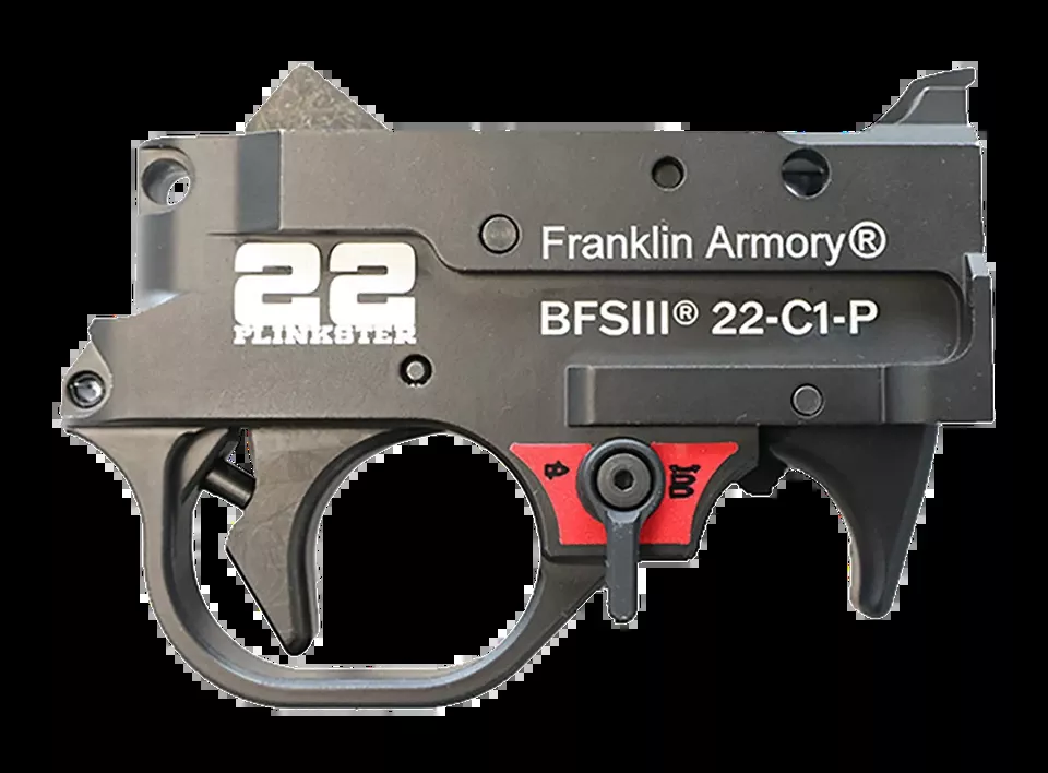 Franklin Armory BFSIII 22 Plinkster Black Curved Trigger for 10/22